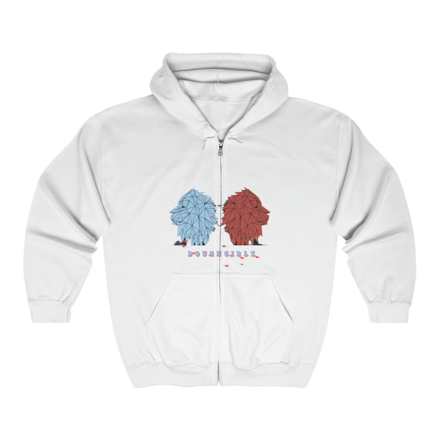 DoughFamz Women’s Full Zip Hooded Sweatshirt