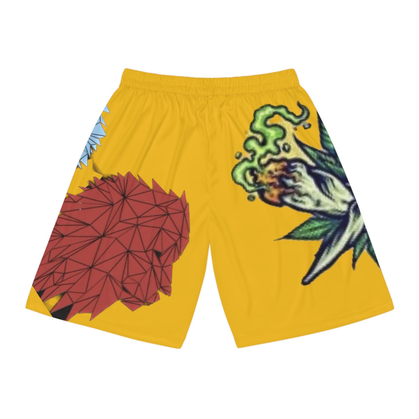 Doughfamz ALL THE SMOKE Basketball Shorts (AOP)