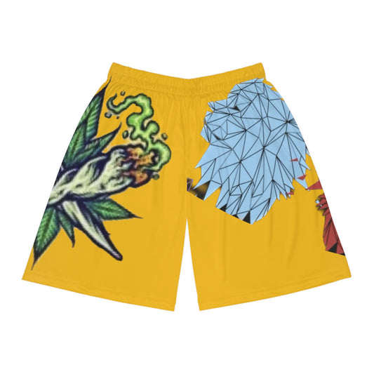 Doughfamz ALL THE SMOKE Basketball Shorts (AOP)