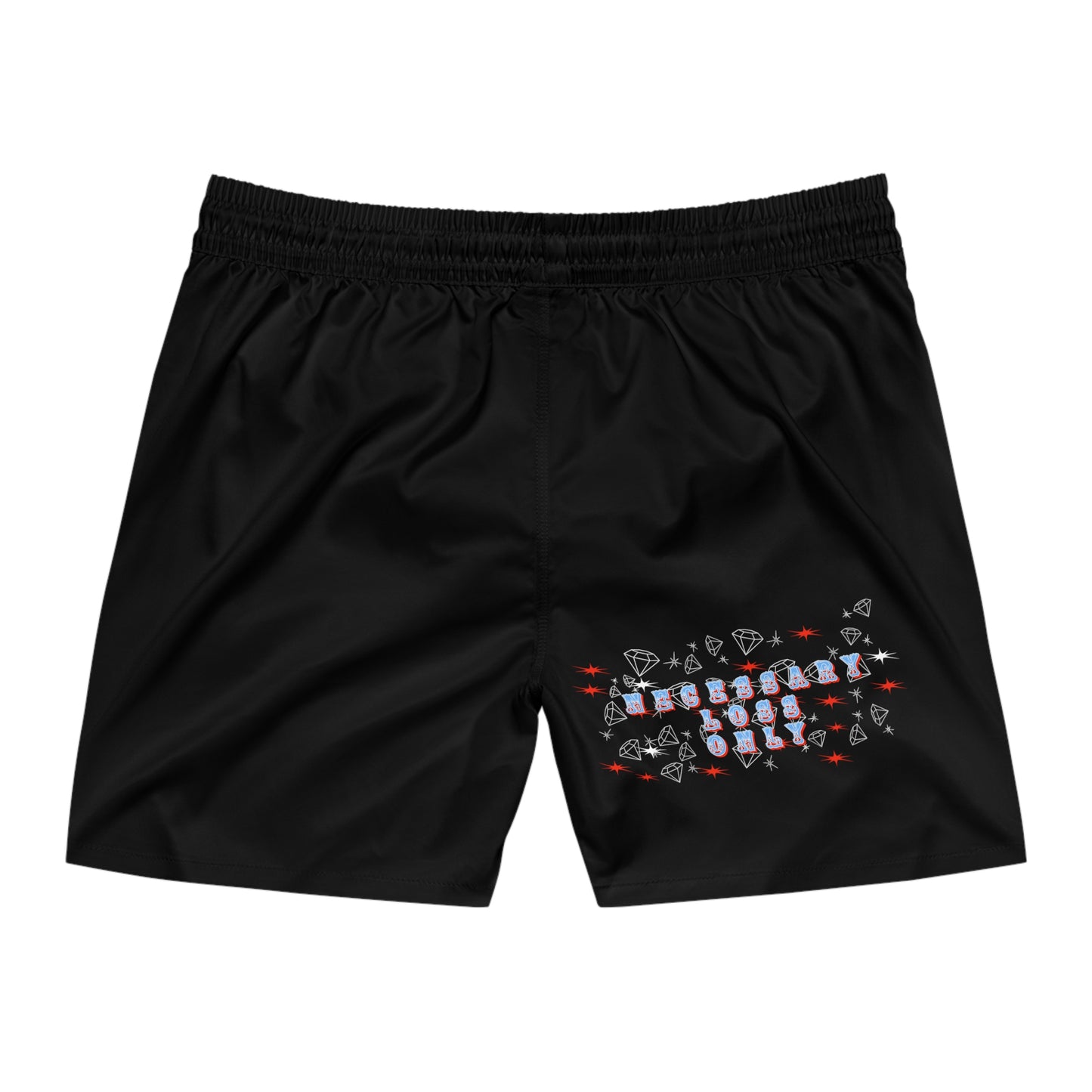 Doughfam LADF#1 Men's Mid-Length Swim Shorts (AOP)