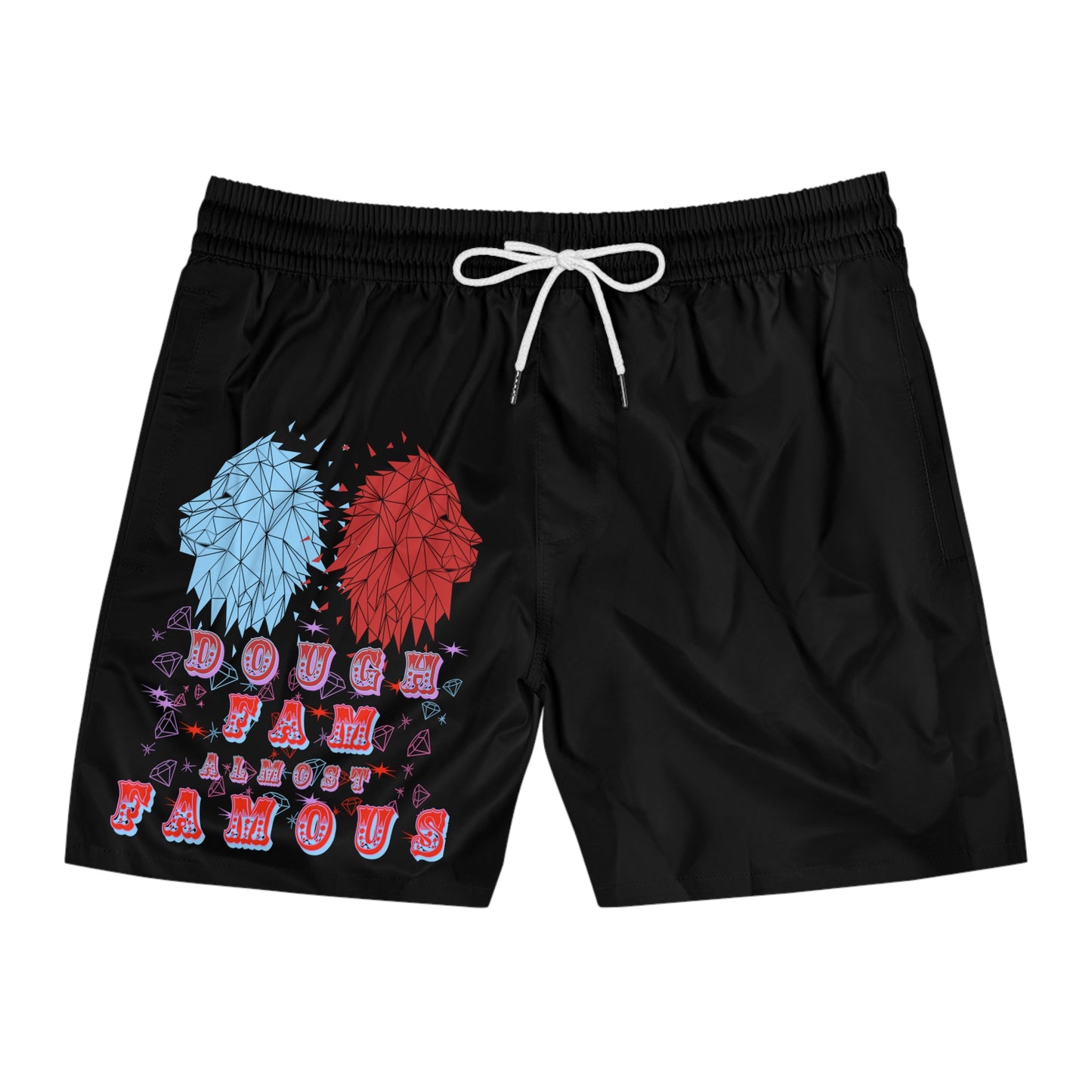 Doughfam LADF#1 Men's Mid-Length Swim Shorts (AOP)